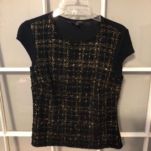 Limited Gold and black top